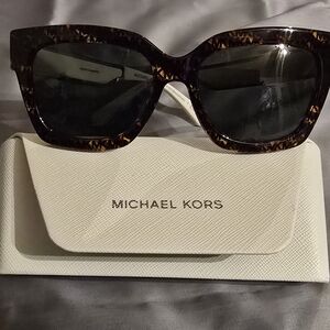 Michael Kors Brown Patterned Sunglasses